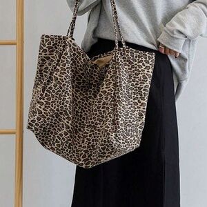 Leopard Print Tote Bag